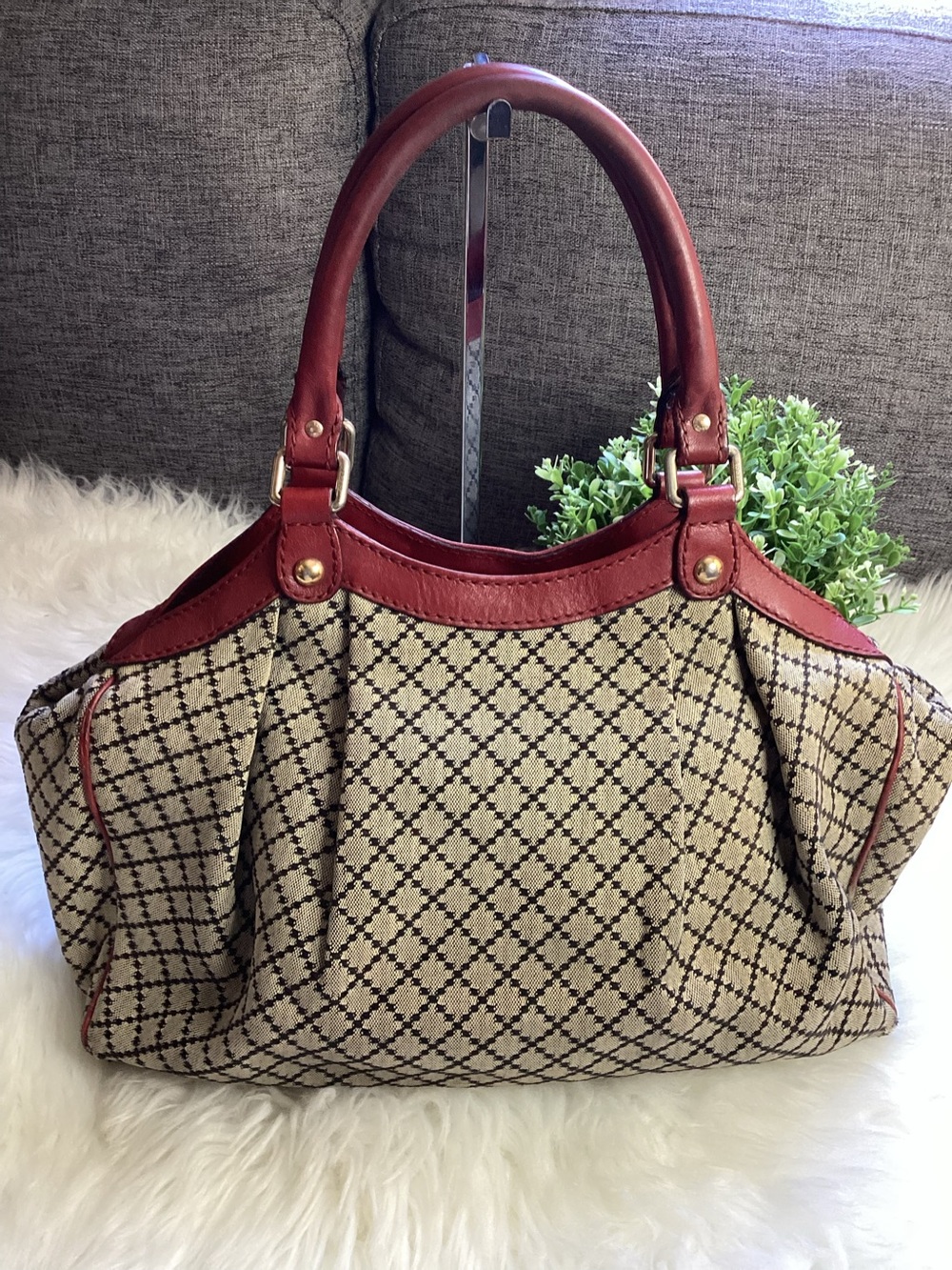 Gucci Diamante Sukey - Red - 211944